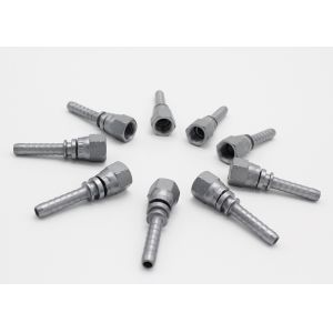 Custom Made Hose Connector JIC-04 Hydraulic Hose Fitting Zinc nickel Plated