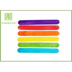China Food Grade Recycled Wooden Craft Sticks DIY Use 100mm - 300mm Length on sale