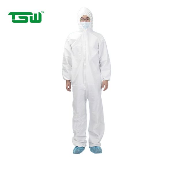 Quality Anti Virus 45gsm 65gsm Non Woven Disposable Coverall wholesale
