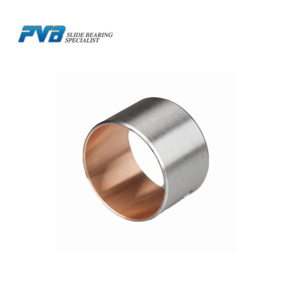 Quality Steel Based Bronze Graphite Deva Bimetal Bushing Bearing PTF-1 wholesale