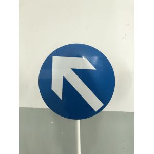 Manually 3M Engineering Grade Reflective Traffic Signs Foldable