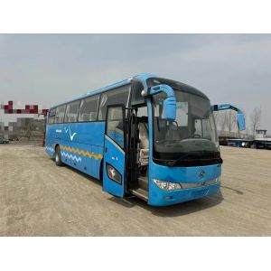 Coach Bus Long Distance Kinglong XMQ617 Bus 47 Seats 2018 Year Leaf Spring Luggage Compartment