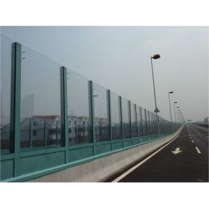 Highway Fence Safety Glass Panel , PVB Laminated Safety Glass