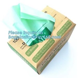 OEM 100% Compostable Eco Friendly Biodegradable Garbage Bags, 100% Biodegradable