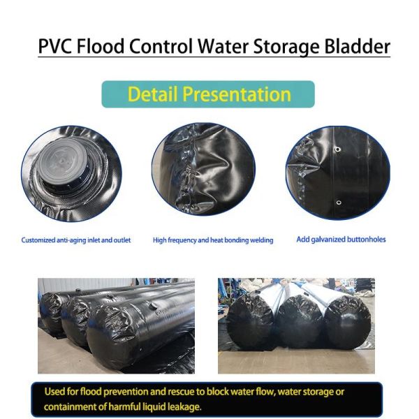 Flexible Potable Water Storage Bladder / Soft Flood Water Barrier