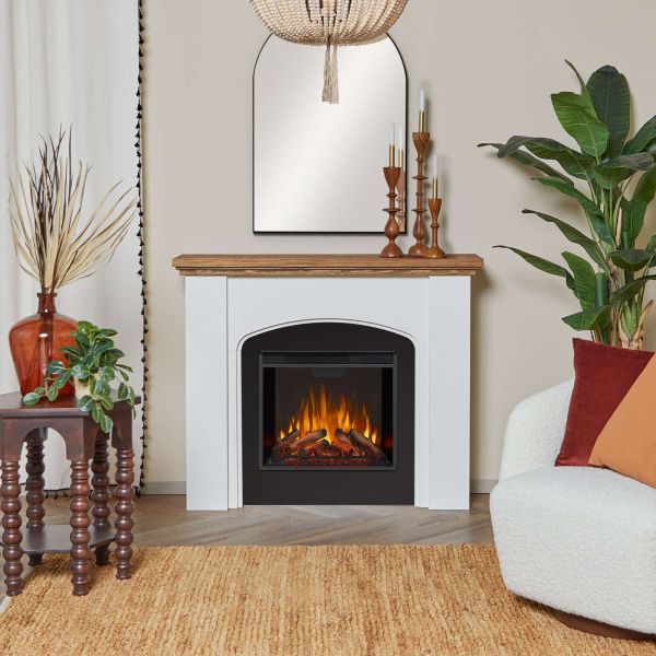 Indoor Warming Electric Fireplace Cabinet Heating up area 1000 square feet Decorative