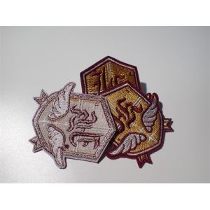 Eco Friendly Unique Style Custom Embroidered Patches With Different Colors