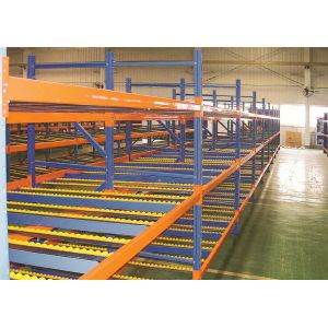 Logistics System Gravity Flow Shelving Q235B / Q345 Steel Storage Racking