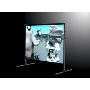 China 200 Portable mobile projector screen Fast Fold Screens With Front White / Grey Rear Material on sale China 200 Portable mobile projector screen Fast Fold Screens With Front White / Grey Rear Material on sale