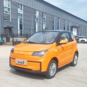 China Blaval Small Electric Vehicle 300km 2-Door 2-Seat Car Design Made In Solar Energy Mini Electric Car R14 Tire Size on sale
