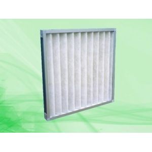 Synthetic Media Panel Pleated Filter For Air Conditioner Furnace HVAC Systems