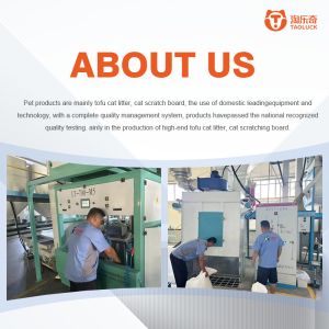 Households Dust Free Tofu Clumping Cat Litter Environmentally Friendly