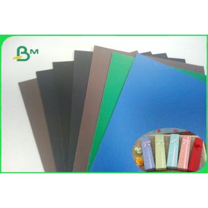 China 1.3mm 1.5mm Blue Green Lacquered Solid Paperboard For Dresser Nightstand Boxes on sale
