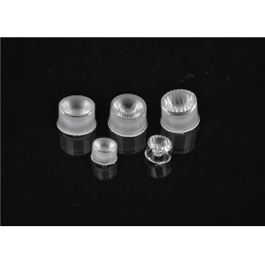 Clear / Frosted SMD 3030 LED Fresnel Lens , Environmental Friendly Mini LED Lens