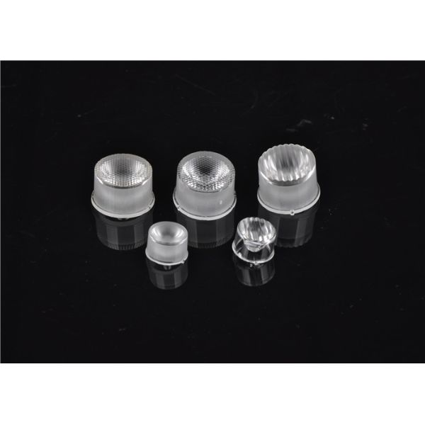 Clear / Frosted SMD 3030 LED Fresnel Lens , Environmental Friendly Mini LED Lens