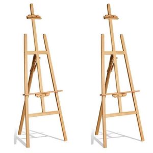 Adjustable Wooden Easel Stand Wedding , Multi Purpose Canvas Easel Stand OEM