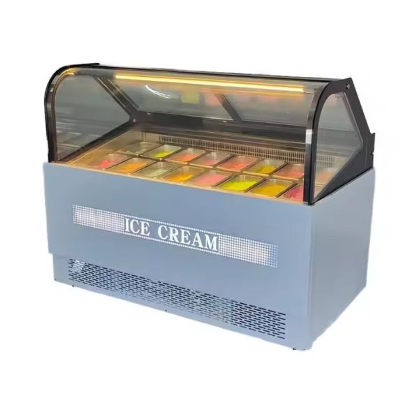 Ice Cream Freezing Display Cabinet Ice Cream Cabinet Refrigerated Desserts Fresh