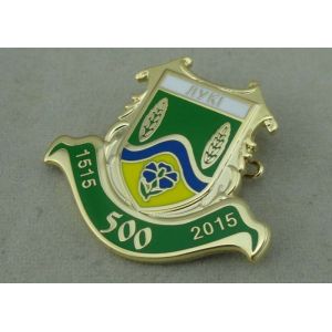 3D Gold Hard Enamel Pin Brass Stamped With Brooch For Army