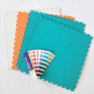 Cheap Textured PVC Interlocking Garage Tiles 6.5mm Anti Uv Anti Aging Anti Impact for sale