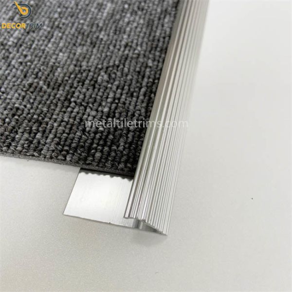 Quality Curved Edge Carpet To Vinyl Transition Strip Aluminum 6063 Material wholesale