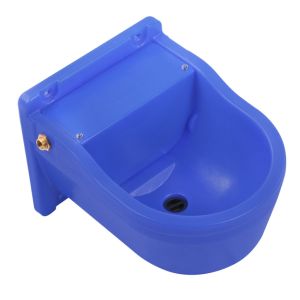 Custom Blue Livestock Water Bowl For Cattle Horses Sheep - Durable PP Plastic 2