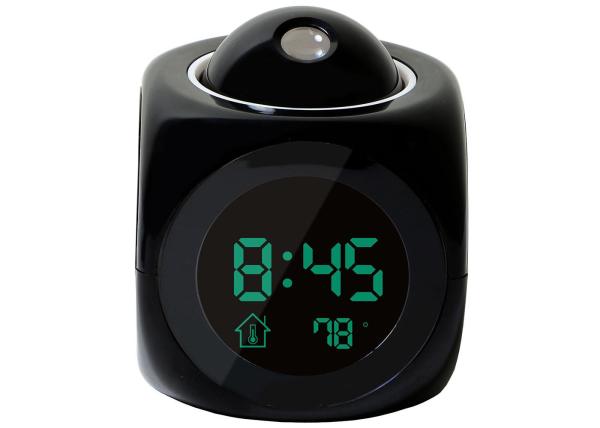 Quality 7.5*7.5cm Multifunction Vibe LCD Talking Projection Alarm Clock Time & Temp Display Calendar/Temperature/Time Display wholesale