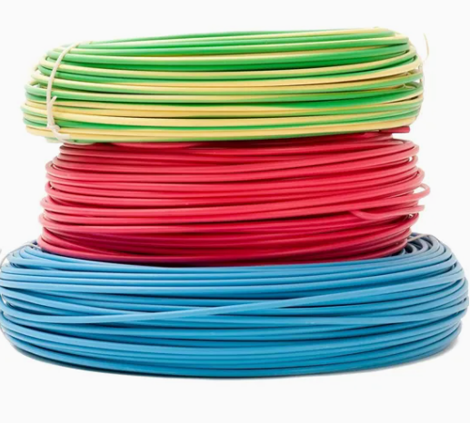 PVC Cotton Covered Electrical Wires 200m MOQ Insulated IEC Single Core Stranded