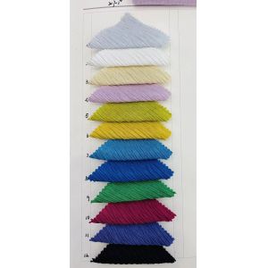 Brilliant coloured fabric 100%Polyester Fashion designs for solid and printing