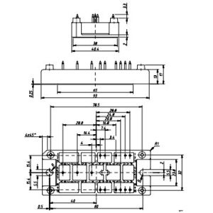 China VUB120-16N02 Three Phase Rectifier Bridge with IGBT and Fast Recovery Diode for FUJITSU IGBT Power Module on sale China VUB120-16N02 Three Phase Rectifier Bridge with IGBT and Fast Recovery Diode for FUJITSU IGBT Power Module on sale