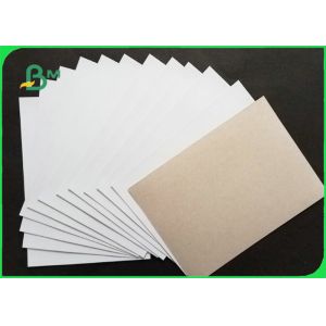 China 230gsm 250gsm Grey Back Duplex Board For Shirt Liner Smooth Surface 610 * 860mm on sale