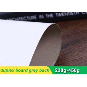 One side coated duplex paper board grey back with high stiffness 230g-450g