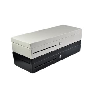 Lockable Fliptop Cash Drawer Electronic Money Box With 6 Bill Holders