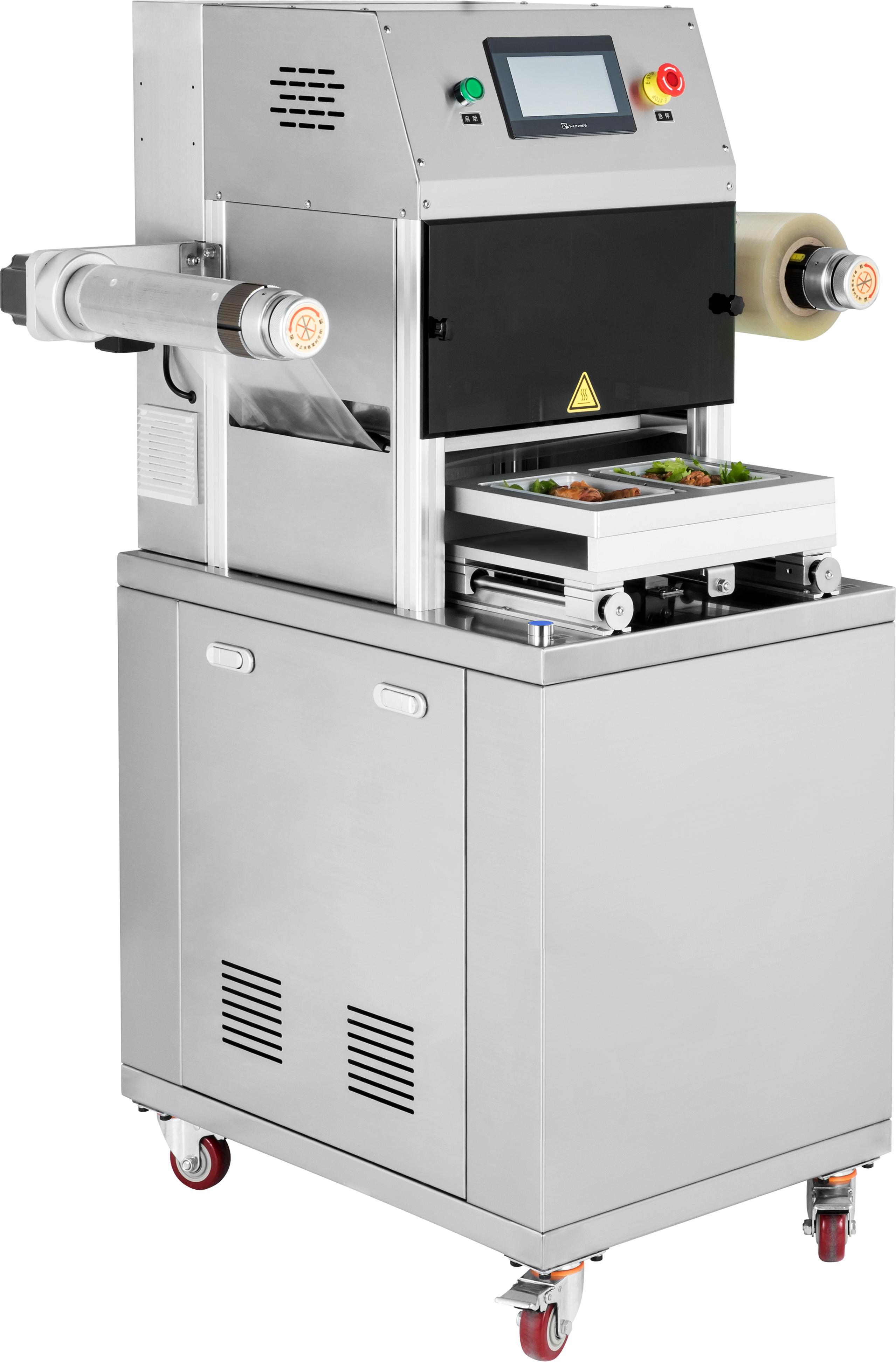 Cheap Factory Direct Sell Commercial Automatic Modified Atmosphere Vertical Sealer Plastic Customized Tray DQ320L-E Tray Sealer for sale