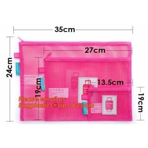 Custom fashion transparent plastic clear round standing pvc zipper pencil case