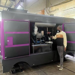 Water Cooled Screw Air Compressor for Water Well Drilling 24m3/min Air