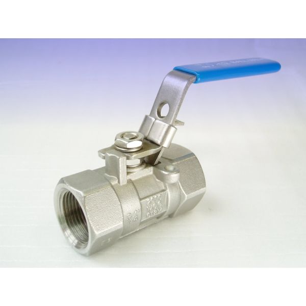 Quality 1/2" Reduced Port Stainless Steel Ball Valves One Piece With Locking Handle wholesale