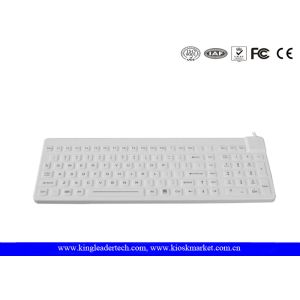 Desk Top Waterproof Silicone Keyboard F1 - F12 Function Keys and Numeric Keys
