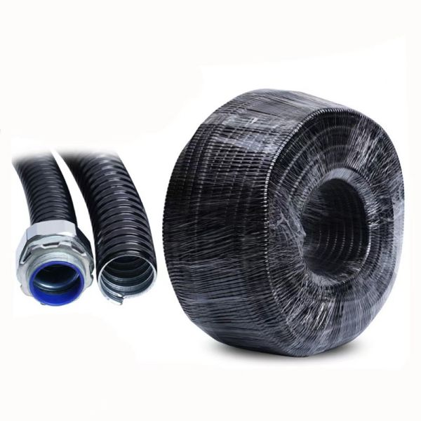 High Flexibility Plastic Coated Metal Hose -40°C To 120°C Temperature Range