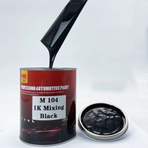 M104 Mixing Black 1K Acrylic Paint Automobile Car Paint Strong Coverage
