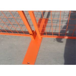 3.5mm Wire Dia Canada Temporary Fence 6"X9.5" Powder Coating Temp Construction