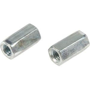 M6-M16 White Zinc Finished Connect Nut Long Nut Spacer Nut For Furniture