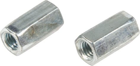 Quality M6-M16 White Zinc Finished Connect Nut Long Nut Spacer Nut For Furniture wholesale