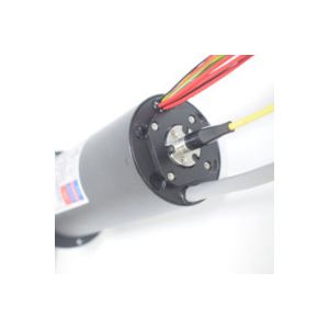 Four Gigabit Fiber Optic Rotary Joint , Rotary Joint Electrical Connector