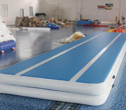 Gas Tight Gymnastics Air Mat , High Strength Bounce Mat With Good Glue Air Track
