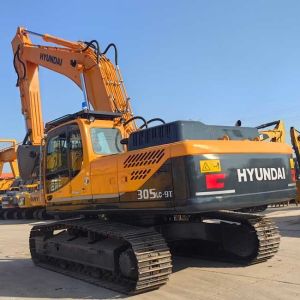Used Large Excavator Hyundai R305LC-9T Crawler Excavator 1.38m3 Bucket Capacity