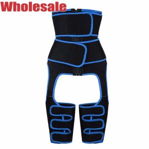 High Waist And Thigh Trimmer Zipper Closure Waist And Thigh Trainer MHW100024BL