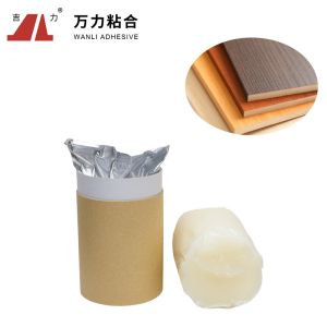 China Milky White Hot Melt Glue For PVC Lamination Hot Pearl Glue PUR-9002S on sale