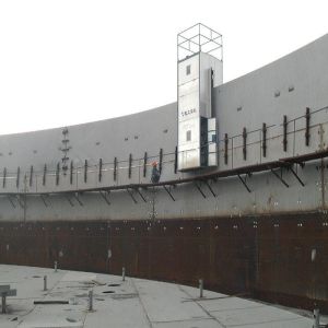 Carbon Steel Plate Material Vertical Automatic Tank Welder with Continuous Seam