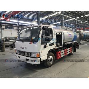 China JAC Left Hand Drive 5cbm Mobile Aviation Refueling Trucks on sale