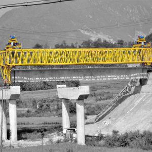 120t High Speed Rail Launcher bridge manufacture and crane price